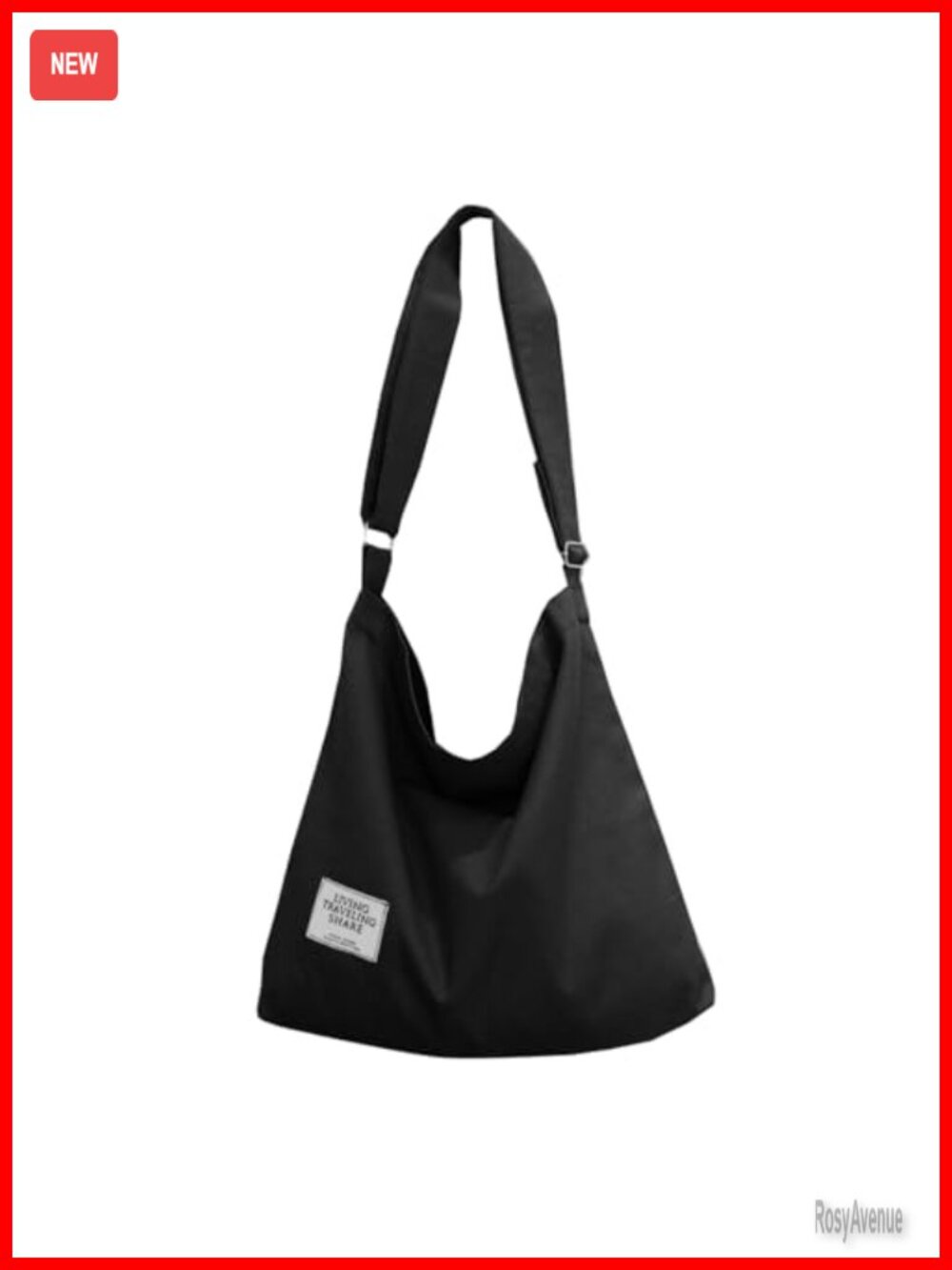 Large Canvas Shoulder Bag Hobo Tote Crossbody Handbag for Women